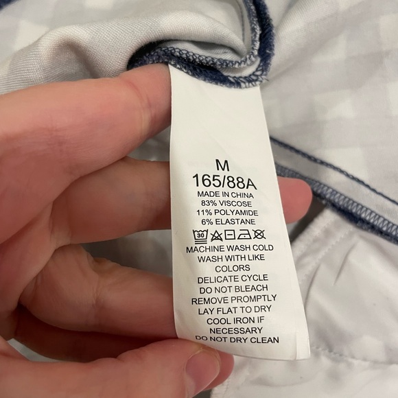 Kate Spade Navy and White Pointe Fiorella Dress Medium - Picture 7 of 7